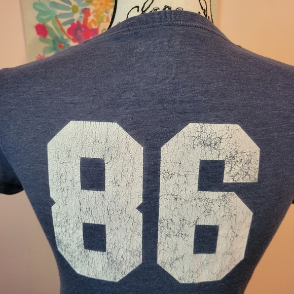 Victoria's Secret PINK Women's T-shirt, Blue/Pink, S, Y2K, Good Condition - Picture 7 of 12